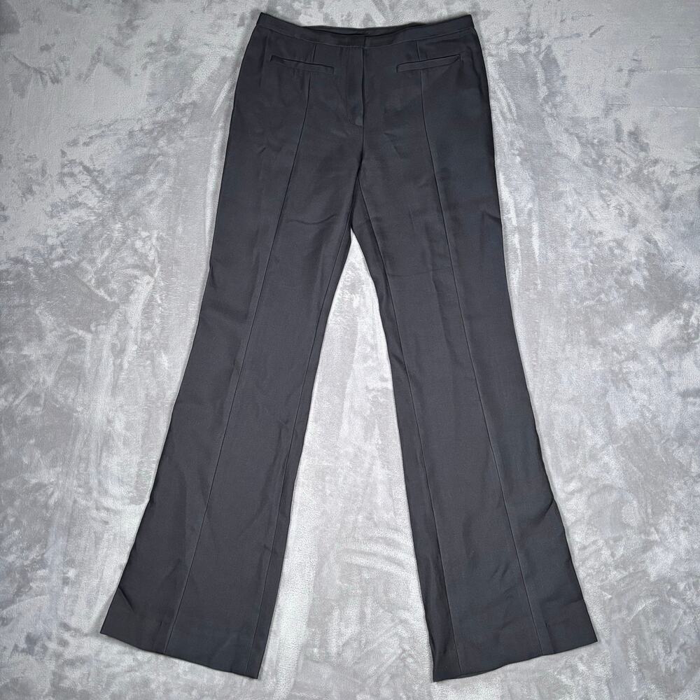Tory Burch Black Wool Silk Blend Bootcut Dress Pants Women’s Size 2